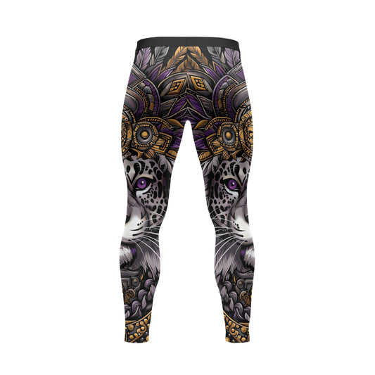 Rashninja Aztec Lion Mandala Men's Spats