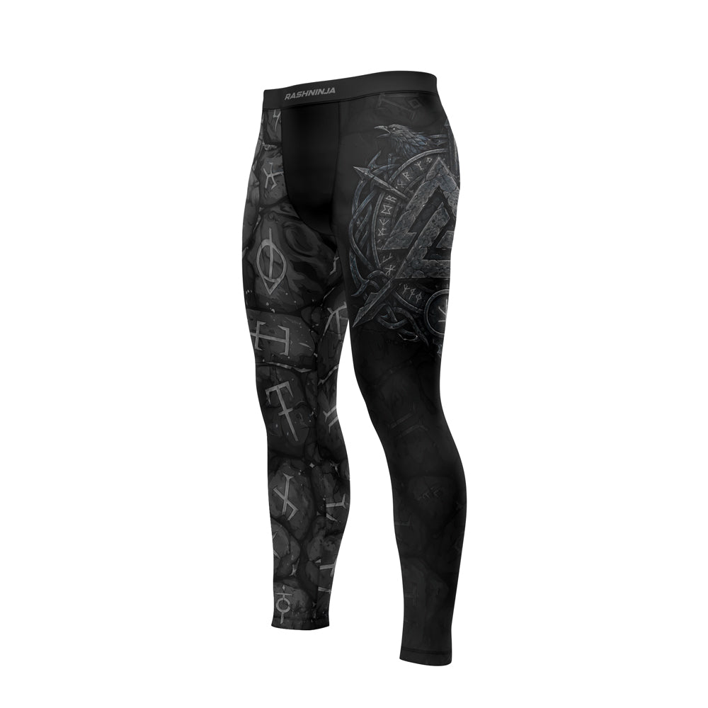 Rashninja Viking Raven Vegvisir Men's Spats