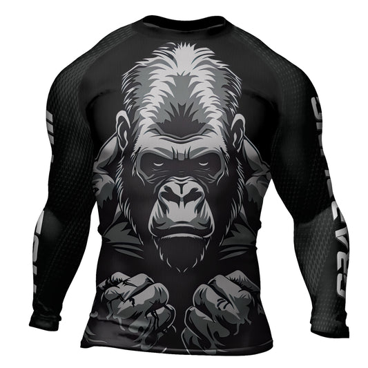 Rashninja Gorilla Wild Monarch Men's Long Sleeve Rash Guard