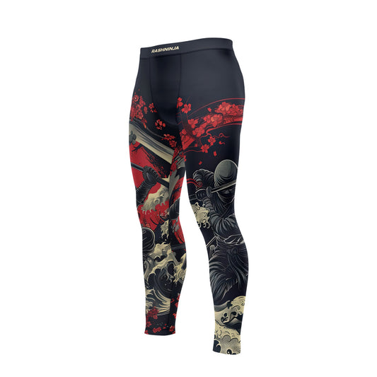 Rashninja Ninja Great Wave Men's Spats
