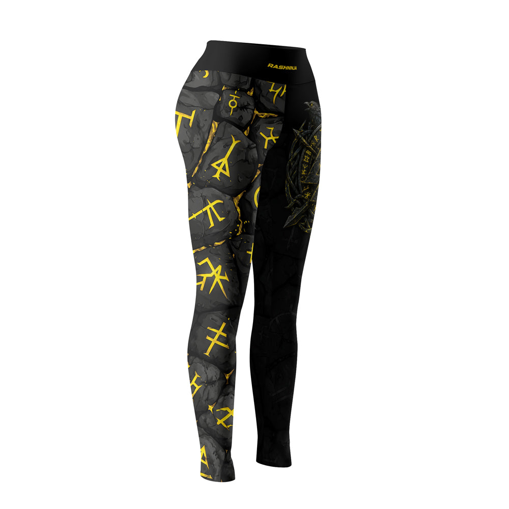 Rashninja Viking Raven Vegvisir Women's Leggings