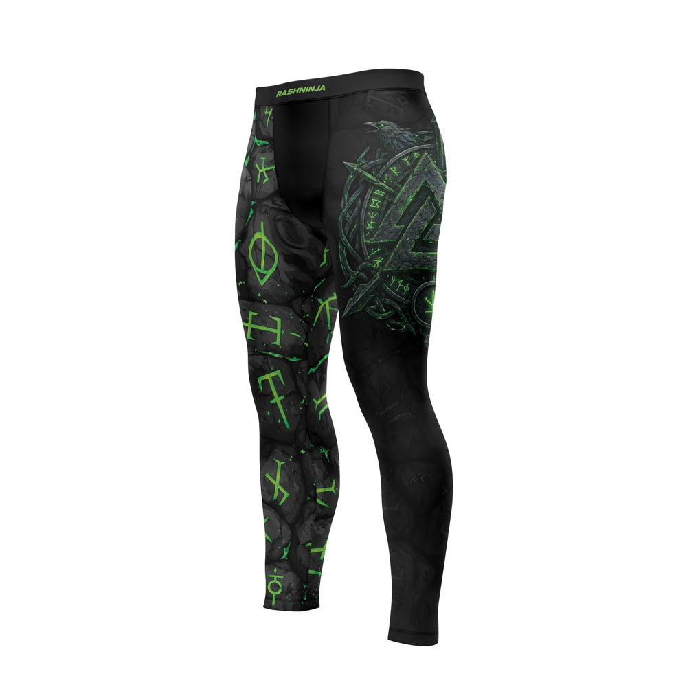 Rashninja Viking Raven Vegvisir Men's Spats