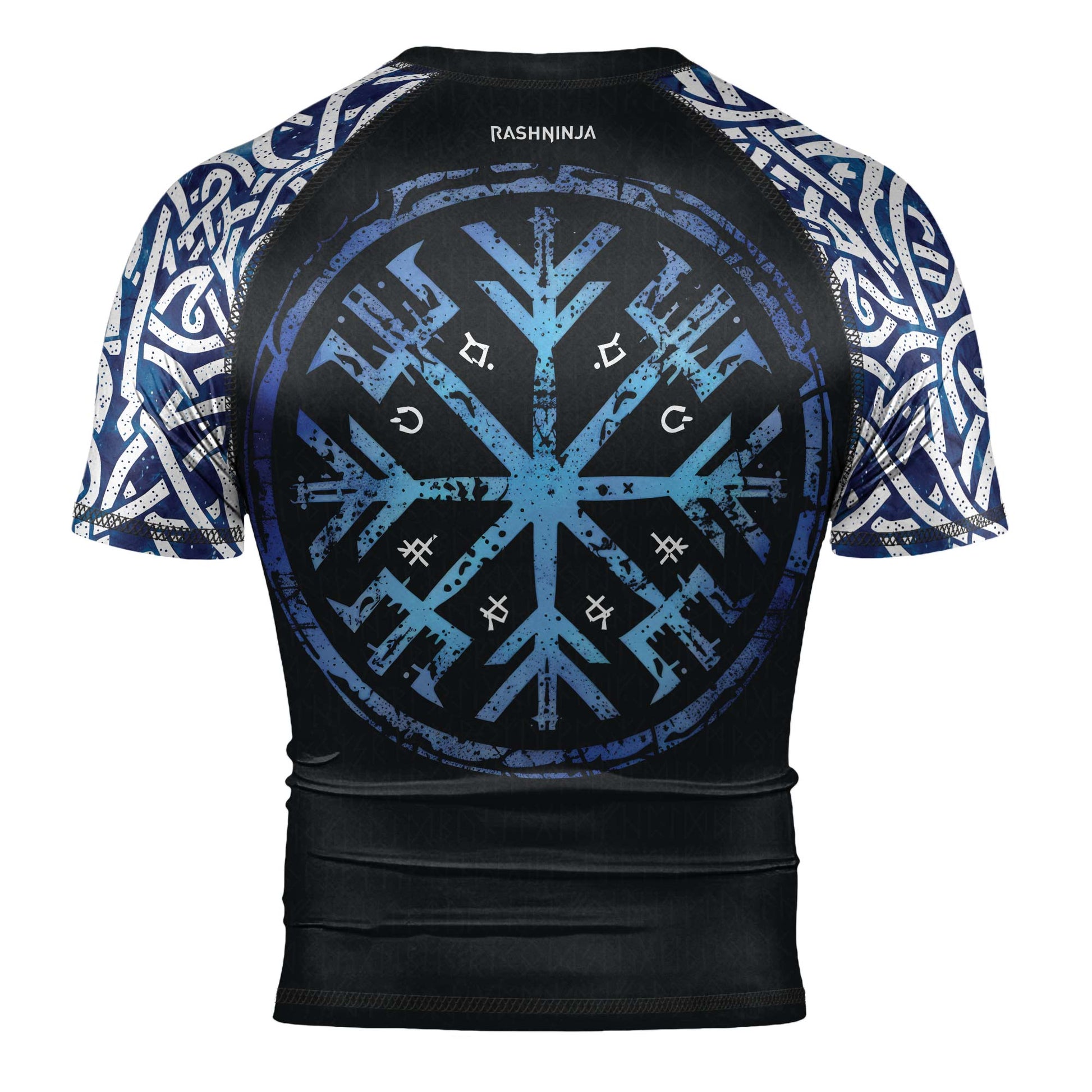 Rashninja Viking Helm of Awe Men's Short Sleeve Rash Guard