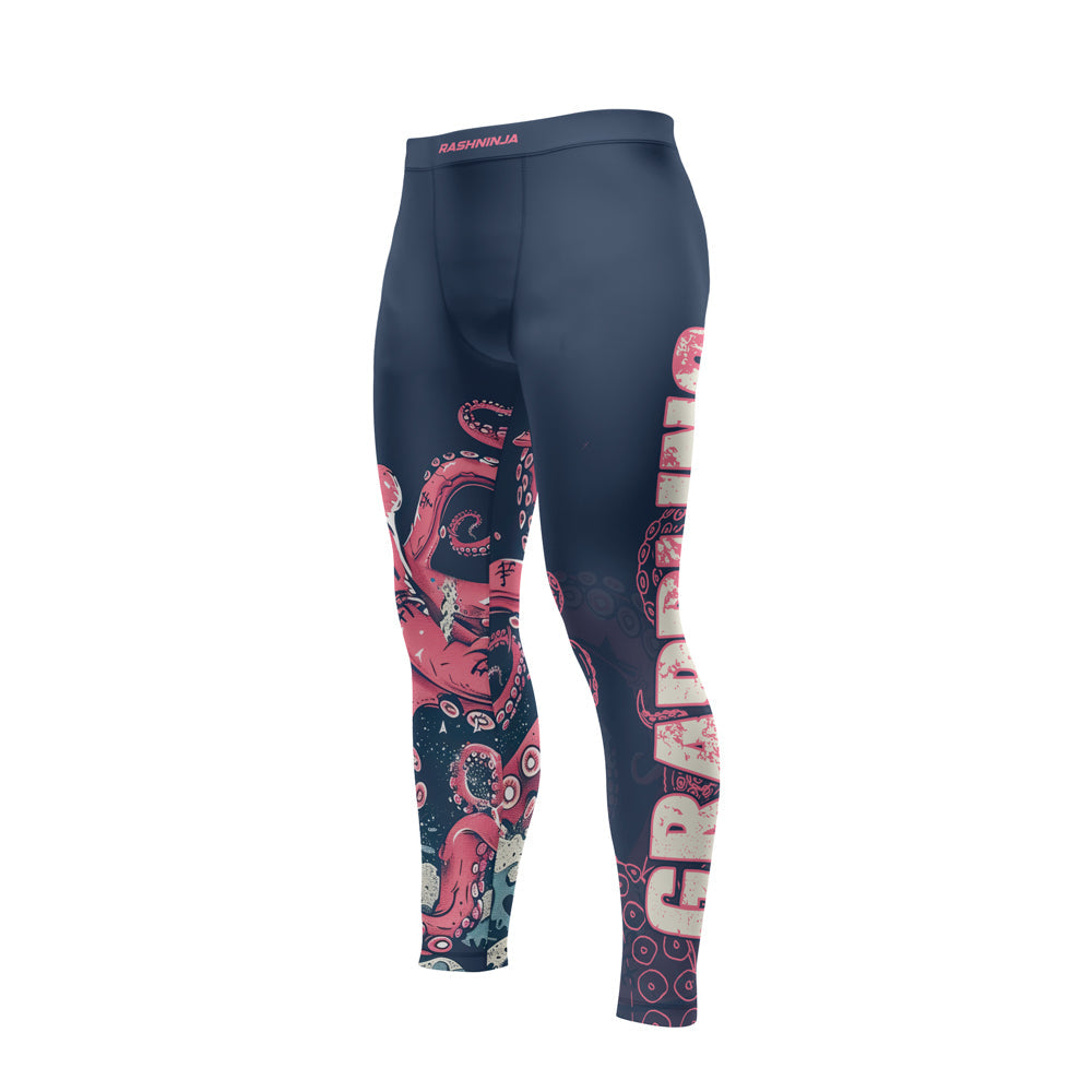 Rashninja Octopus Pink Kraken Men's Spats