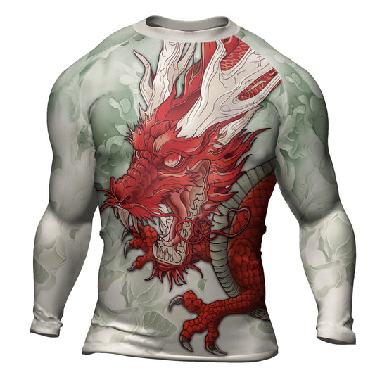 Rashninja Dragon Storm Sovereign Men's Long Sleeve Rash Guard