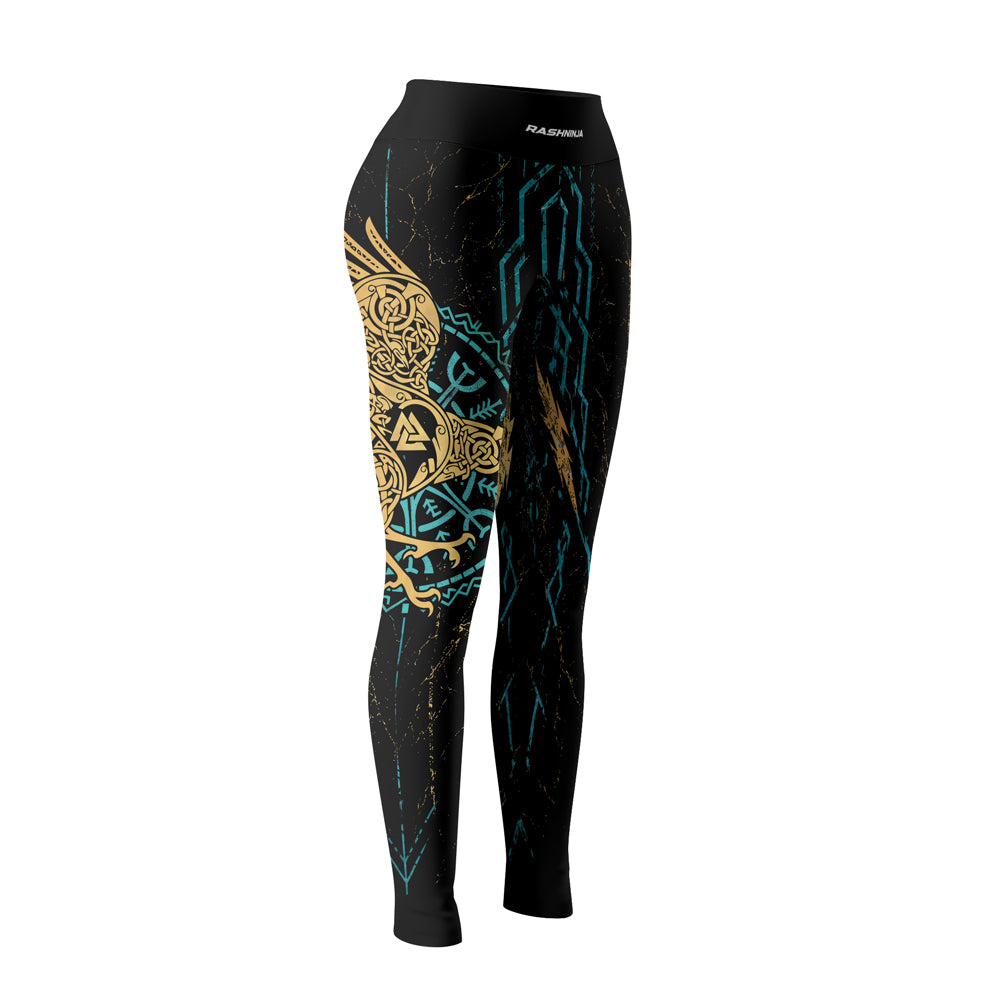 Rashninja Viking Raven Women's Leggings