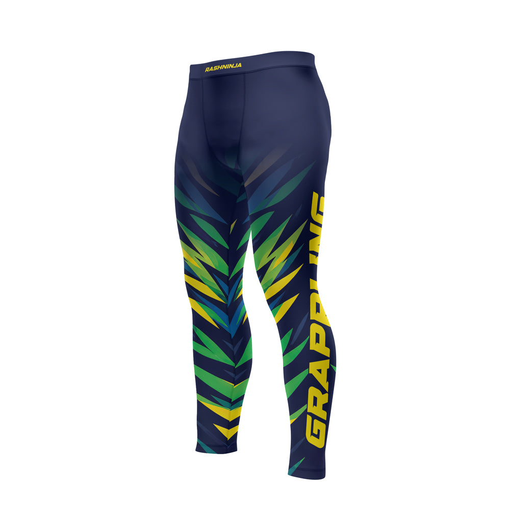 Rashninja Patriot Brazil Flag Men's Spats