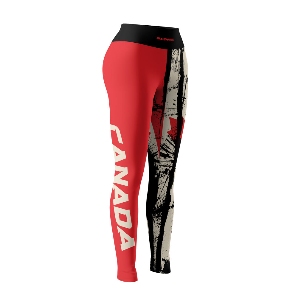 Rashninja Patriot Canada Flag Women's Leggings