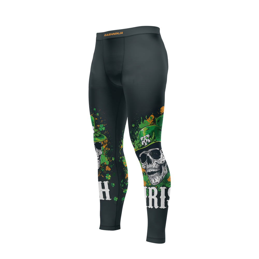 Rashninja Irish Leprechaun Skull Men's Spats