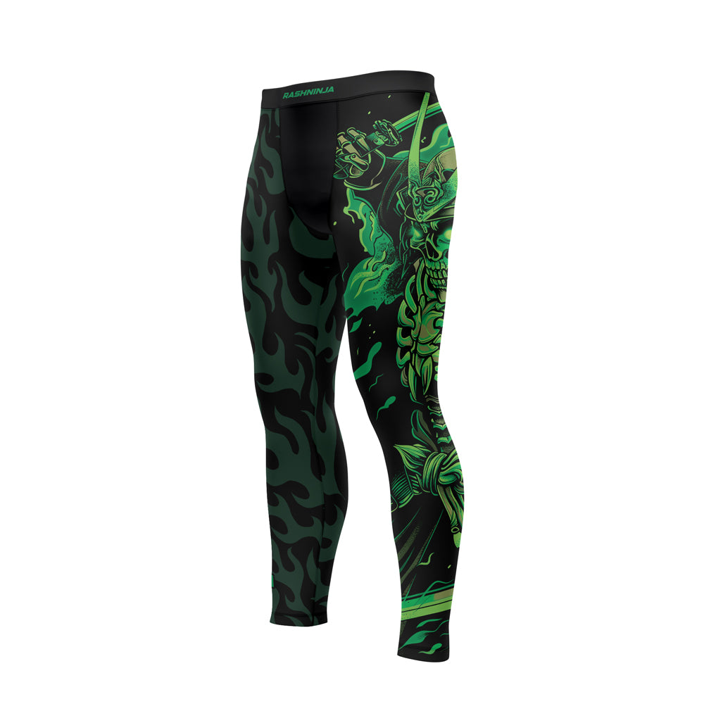 Rashninja Samurai Skull Flame Men's Spats