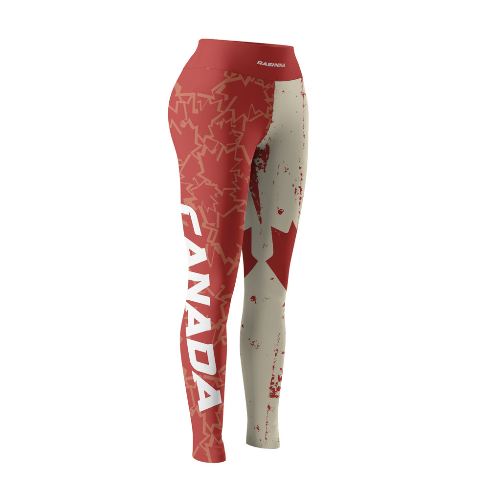 Rashninja Patriot Canada Flag Women's Leggings