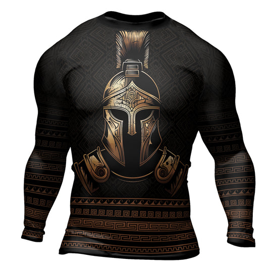 Rashninja Spartan Warrior Forge Men's Long Sleeve Rash Guard