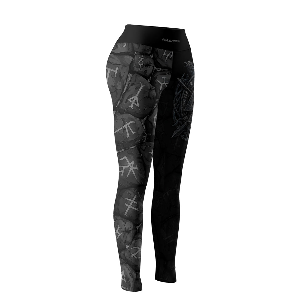 Rashninja Viking Raven Vegvisir Women's Leggings