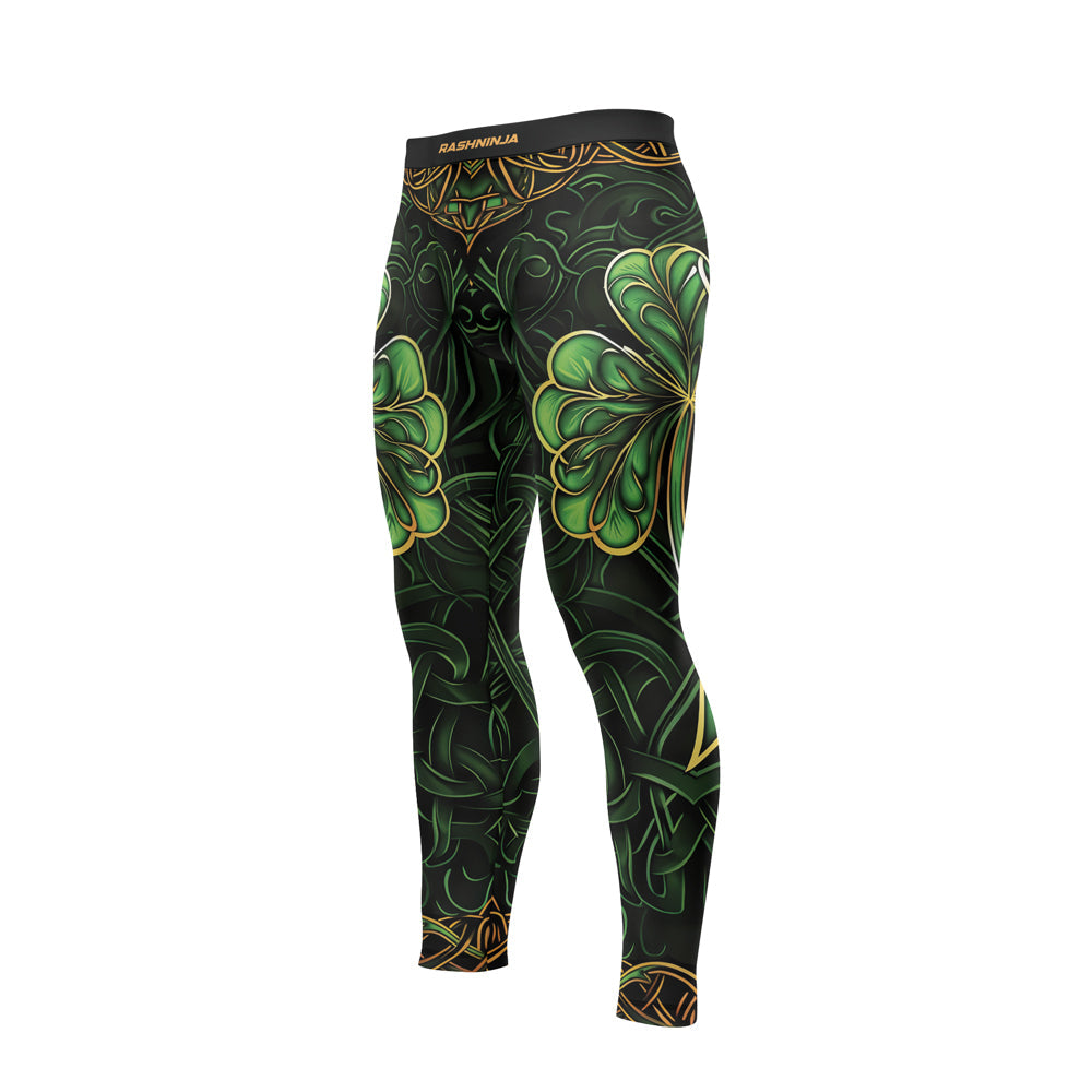 Rashninja Irish Celtic Clover Men's Spats – St. Patrick's Day Edition
