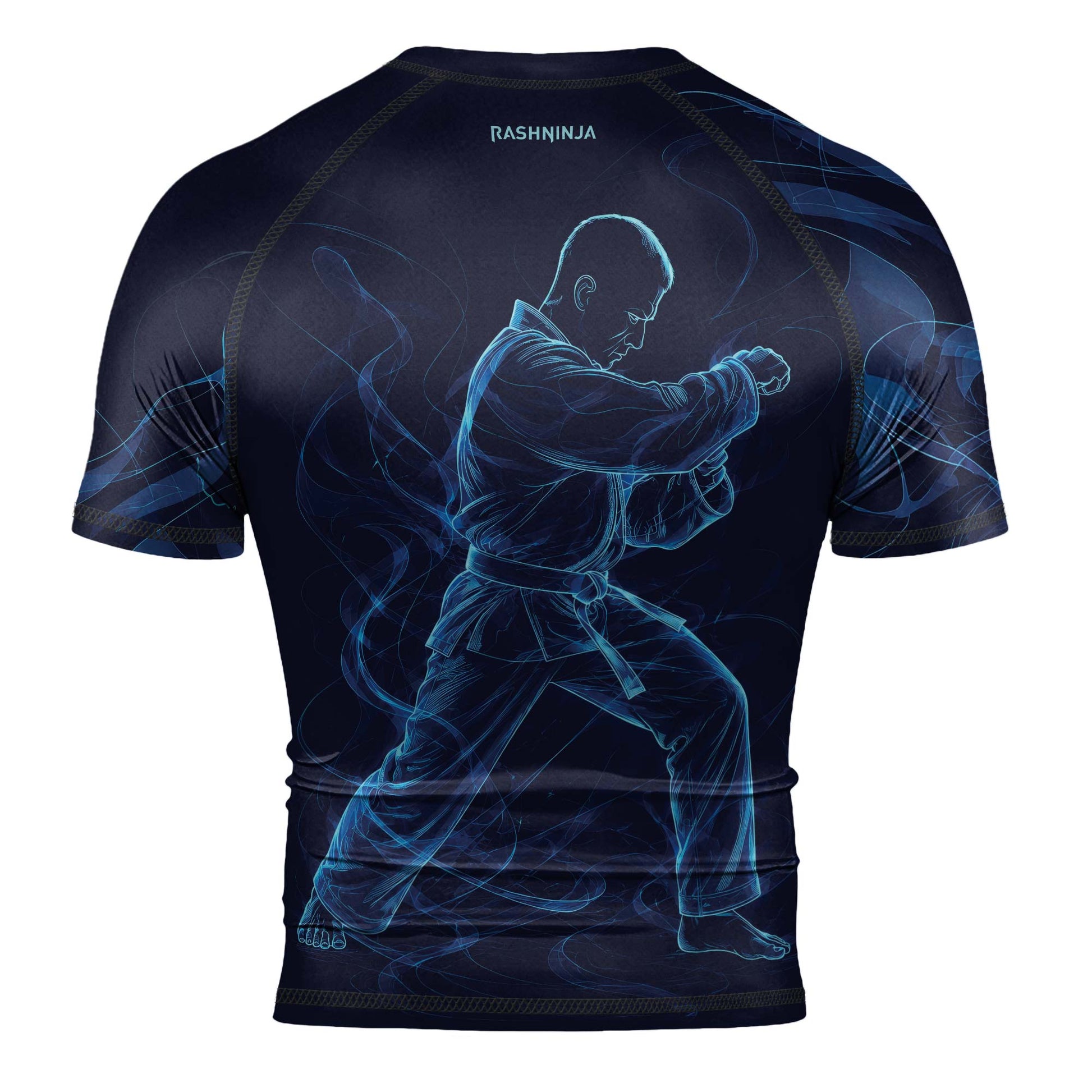 Rashninja Cyber Martial Artist Men's Short Sleeve Rash Guard