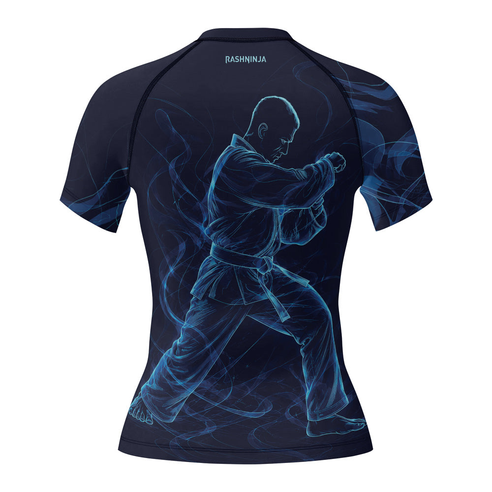 Rashninja Cyber Martial Artist Women's Short Sleeve Rash Guard