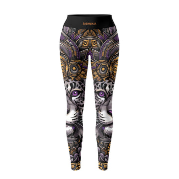 Rashninja Aztec Lion Mandala Women's Leggings