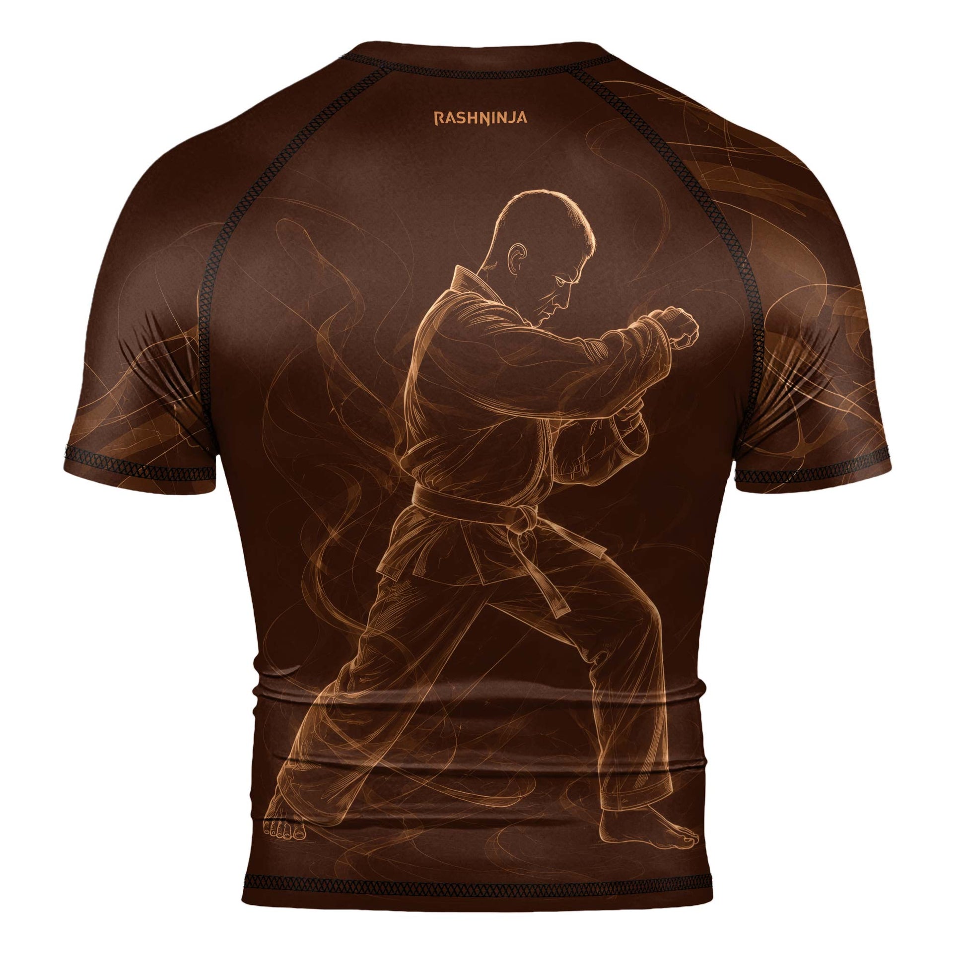 Rashninja Cyber Martial Artist Men's Short Sleeve Rash Guard