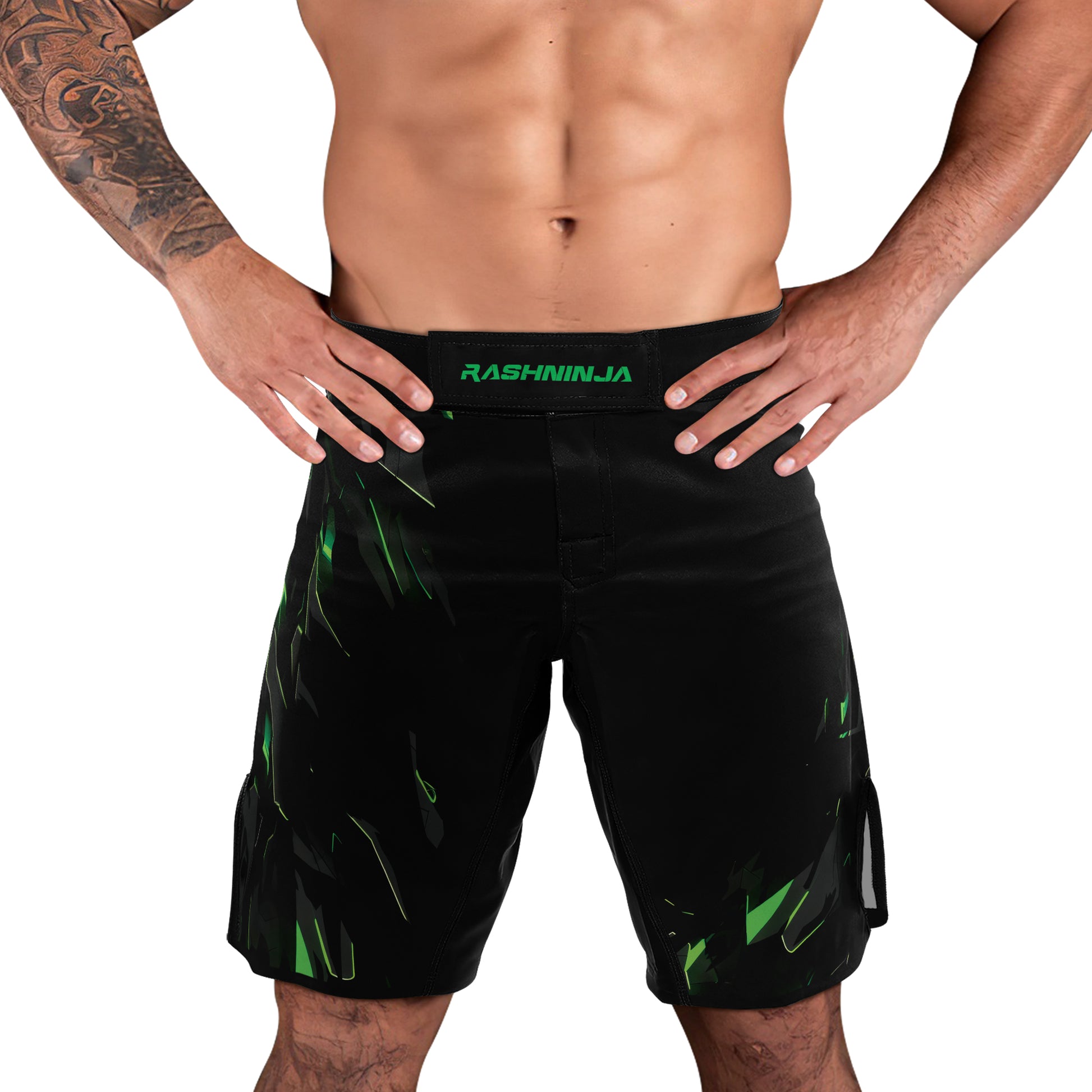 Rashninja Cyber Fracture Men's Fight Shorts