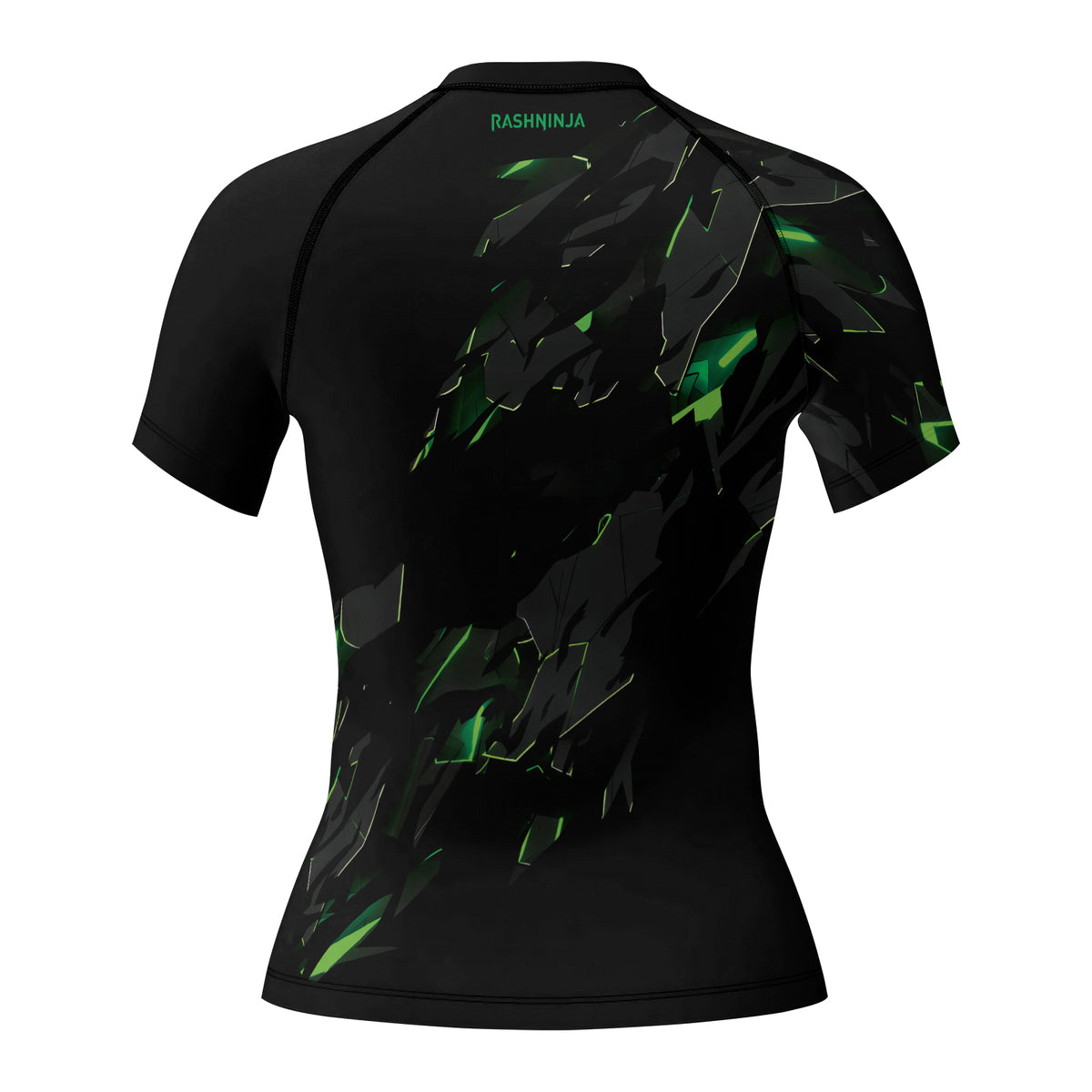 Daniela Rash Guard Rashninja Cyber Fracture Women's Short Sleeve Rash Guard