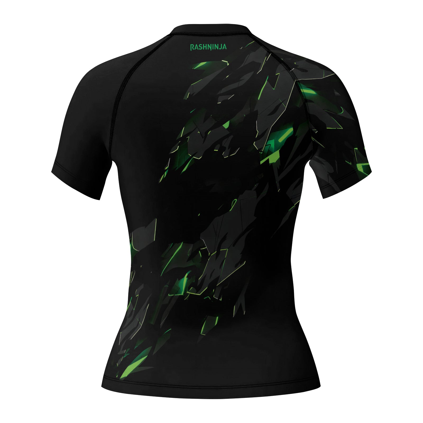Rashninja Cyber Fracture Women's Short Sleeve Rash Guard