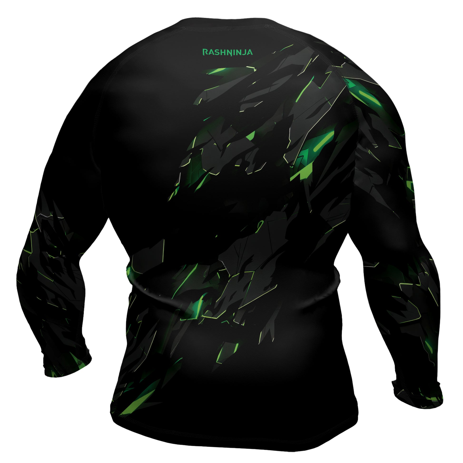 Rashninja Cyber Fracture Men's Long Sleeve Rash Guard