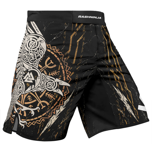 Rashninja Viking Raven Men's Fight Shorts