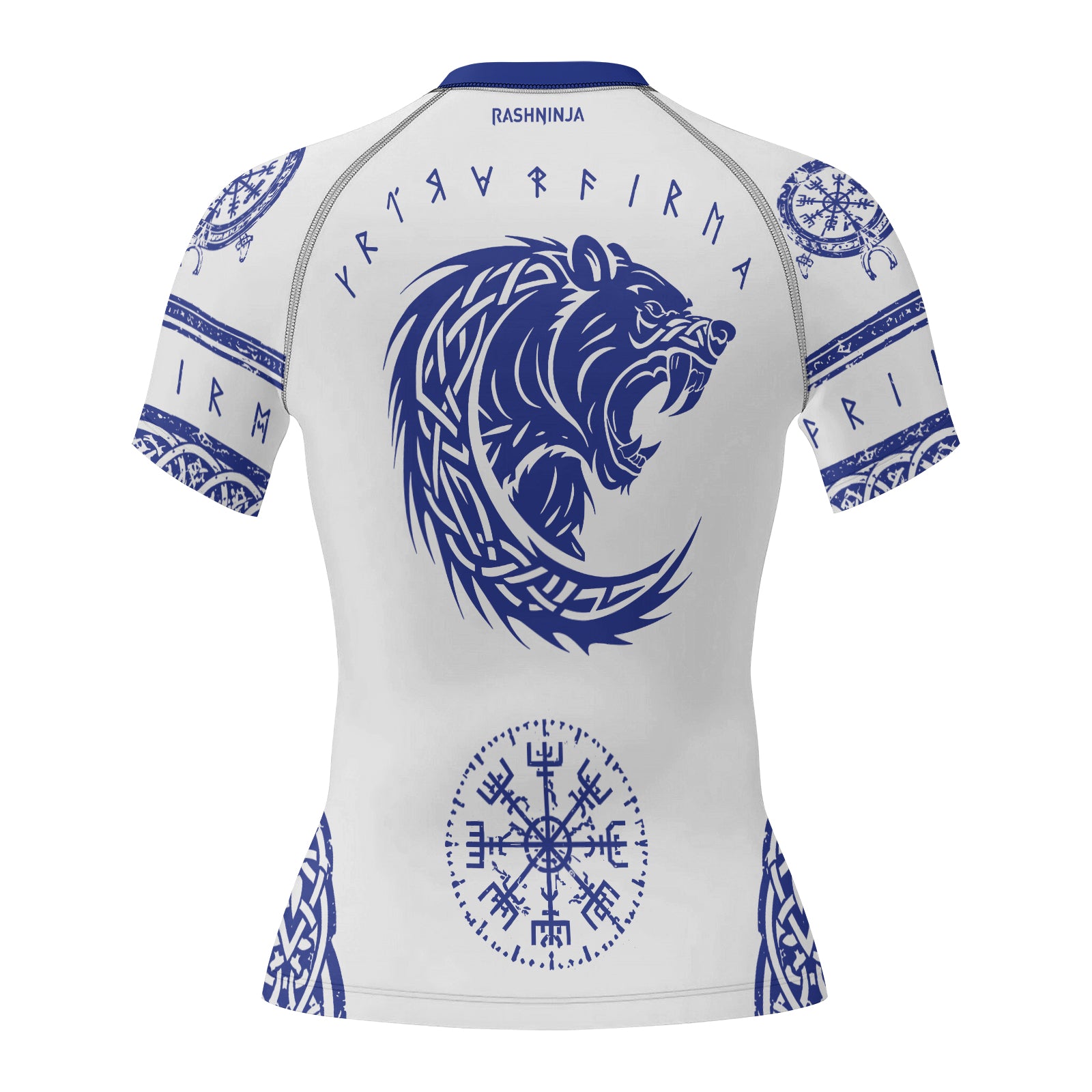 Rashninja Yggdrasil Bear Viking Women's Short Sleeve Rash Guard