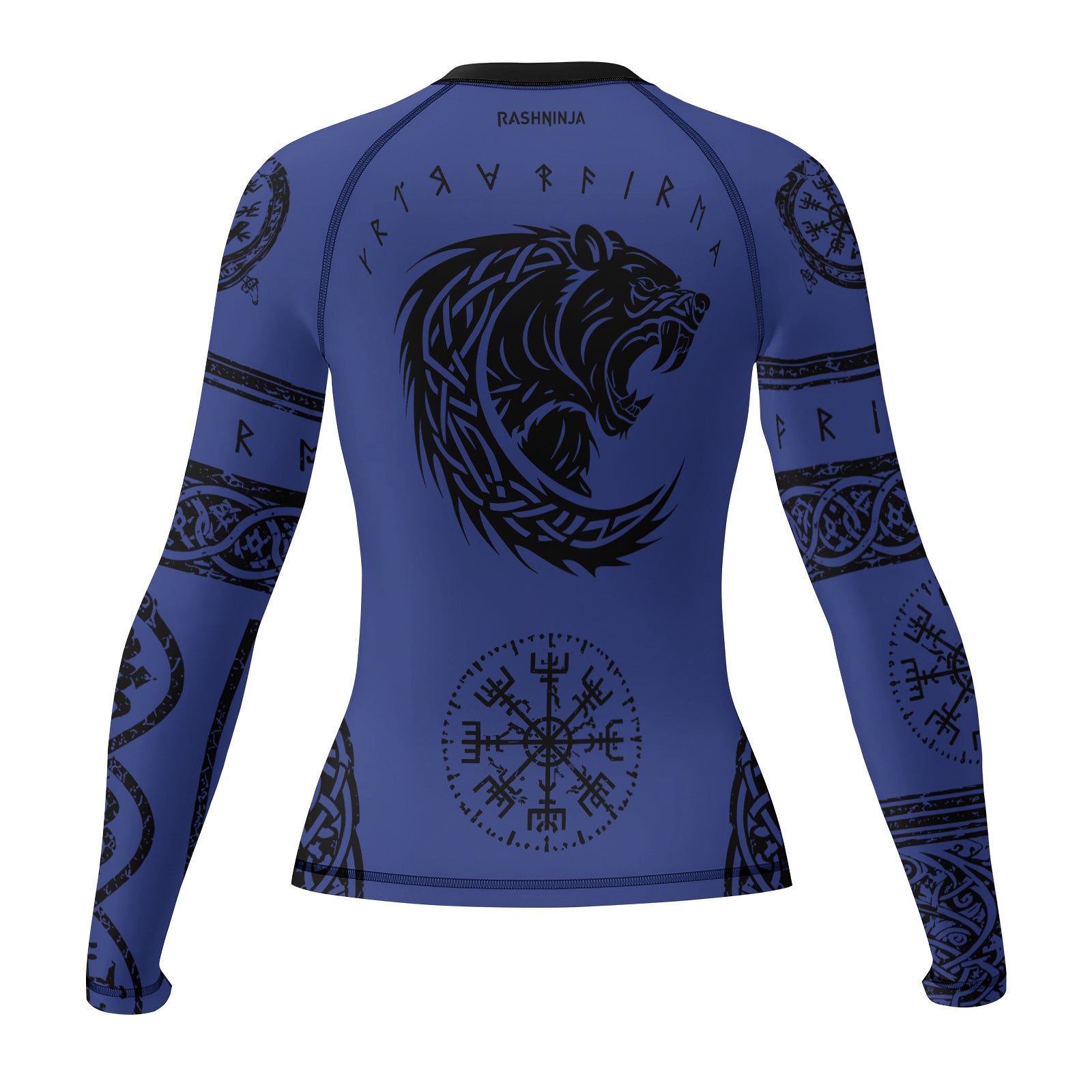 Rashninja Yggdrasil Bear Viking Women's Long Sleeve Rash Guard