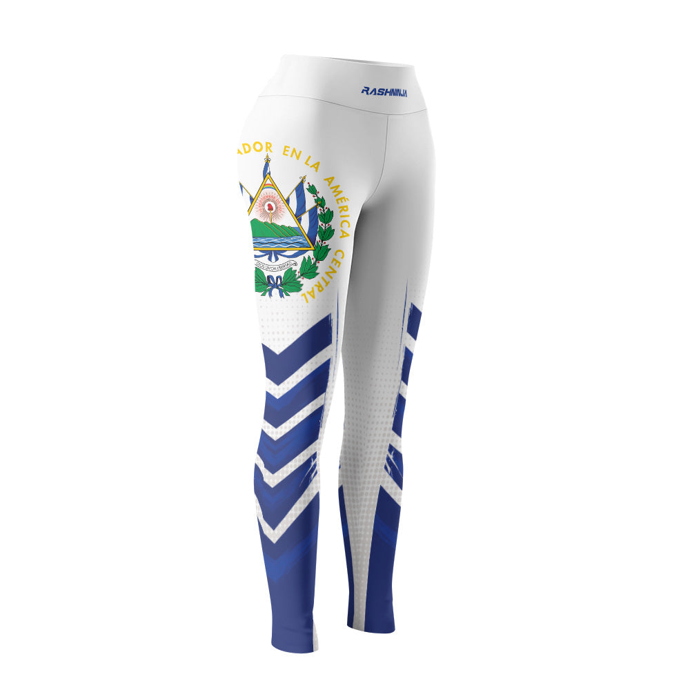 Rashninja Patriot El Salvador Flag Women's Leggings