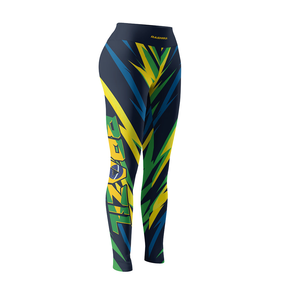Rashninja Patriot Brazil Flag Women's Leggings