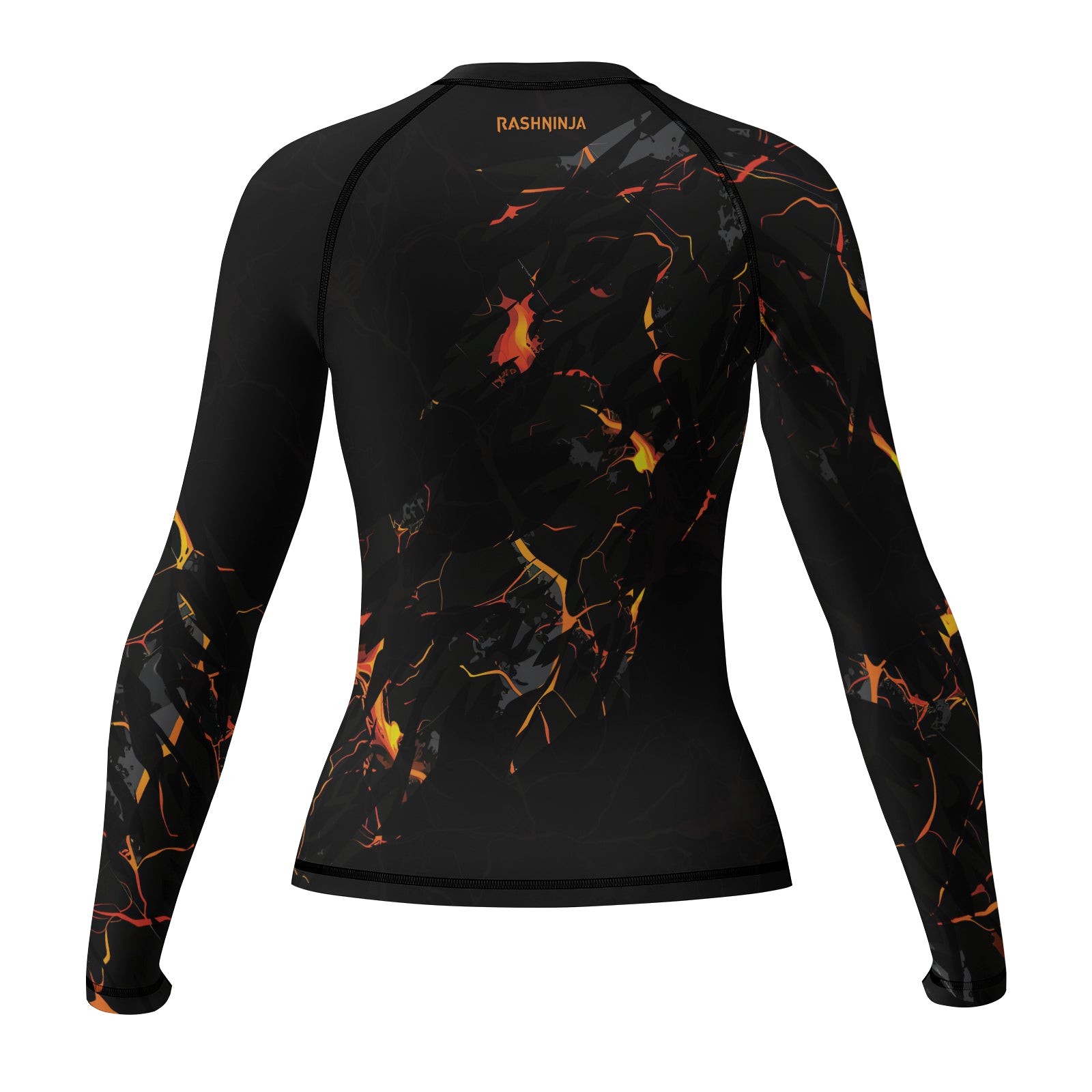 Rashninja Cyber Lava Women's Long Sleeve Rash Guard