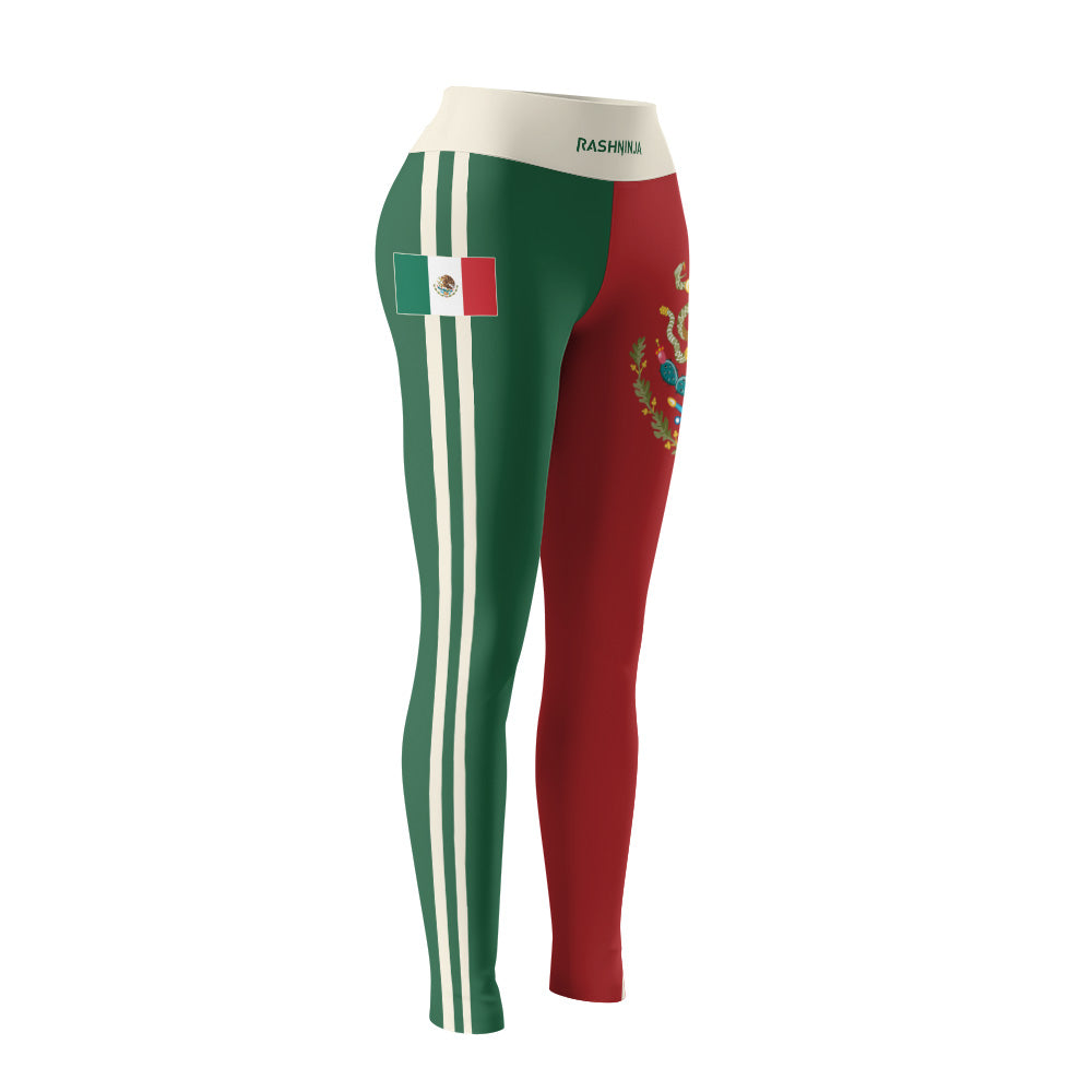 Rashninja Patriot Mexico Flag Women's Leggings
