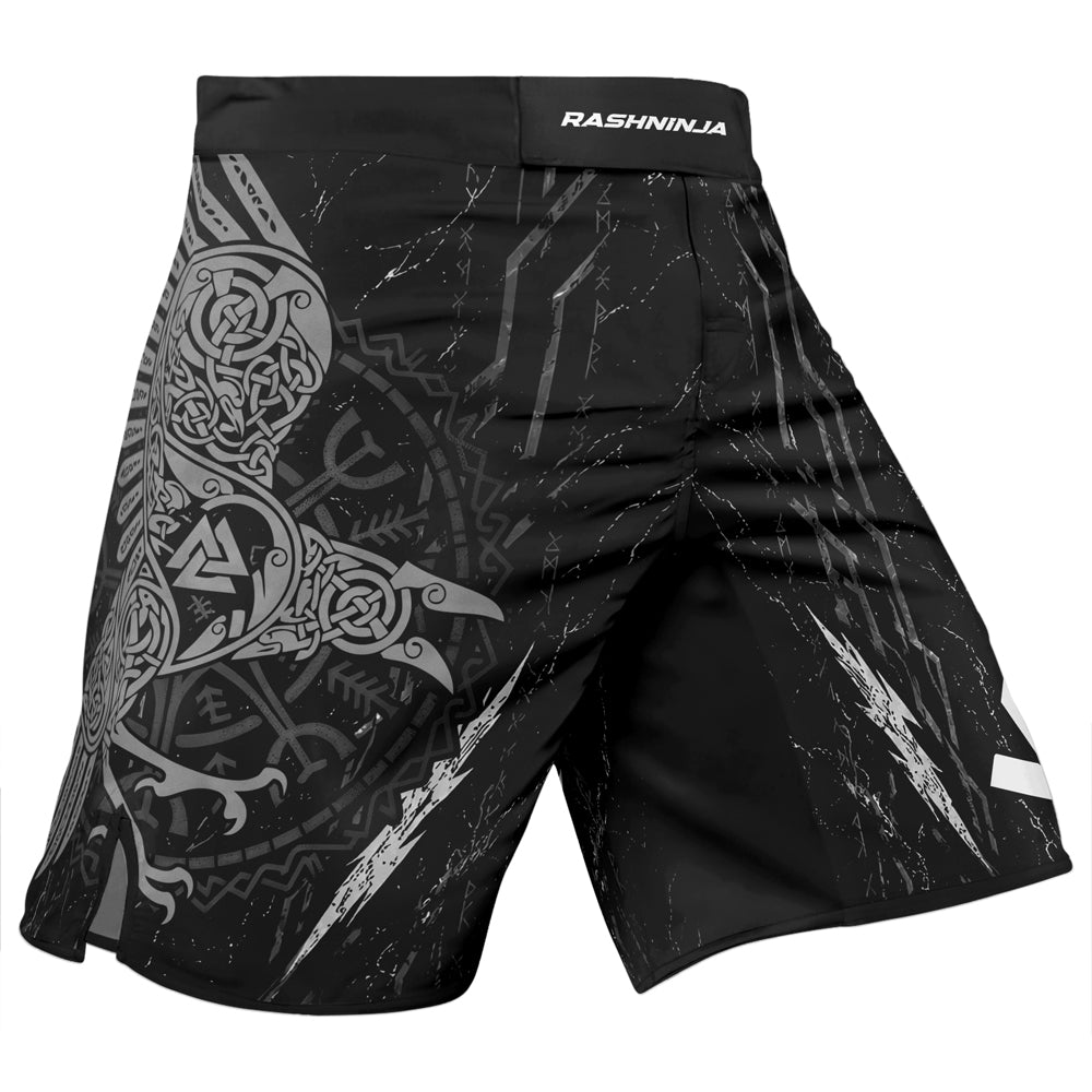 Rashninja Viking Raven Men's Fight Shorts