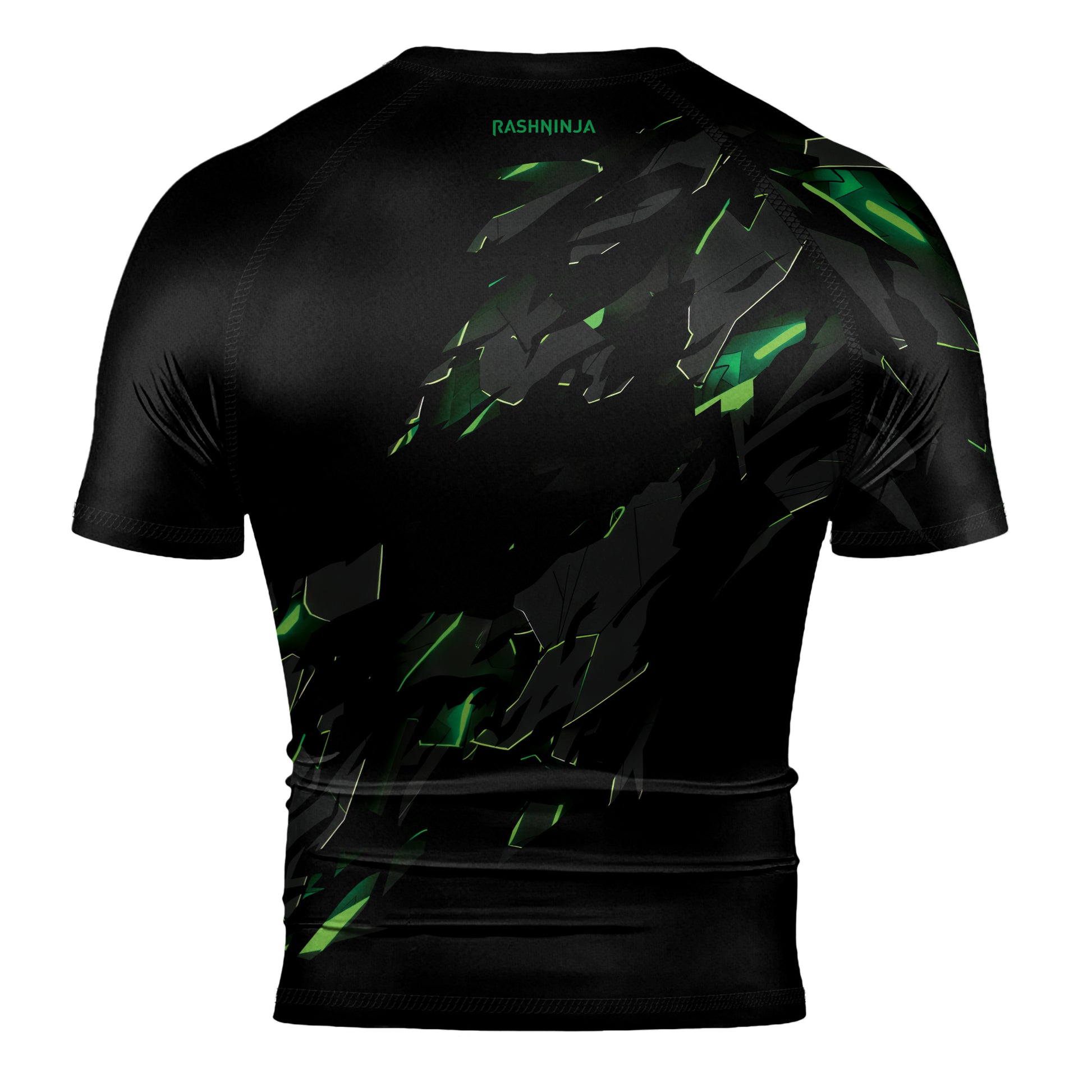 Rashninja Cyber Fracture Men's Short Sleeve Rash Guard