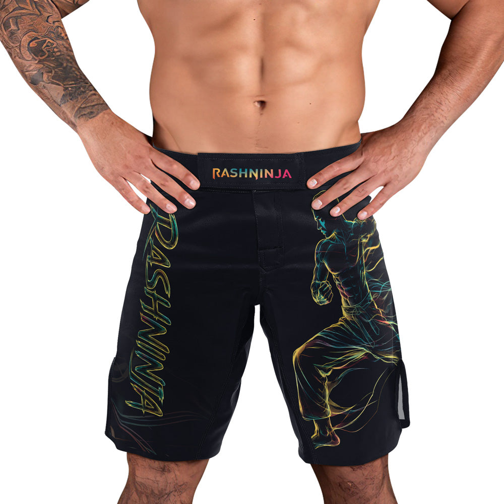 Rashninja Cyber Energy Fighter Men's Fight Shorts