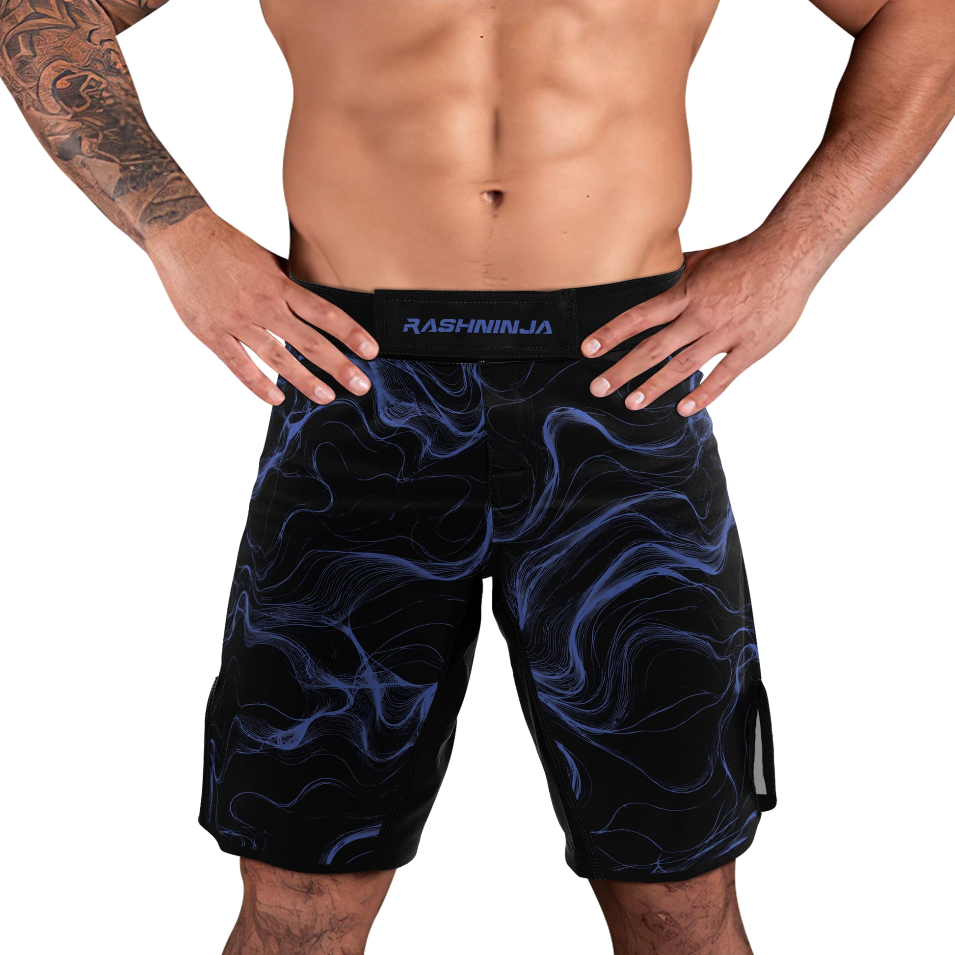 Rashninja Cyber Energy Motion Men's Fight Shorts
