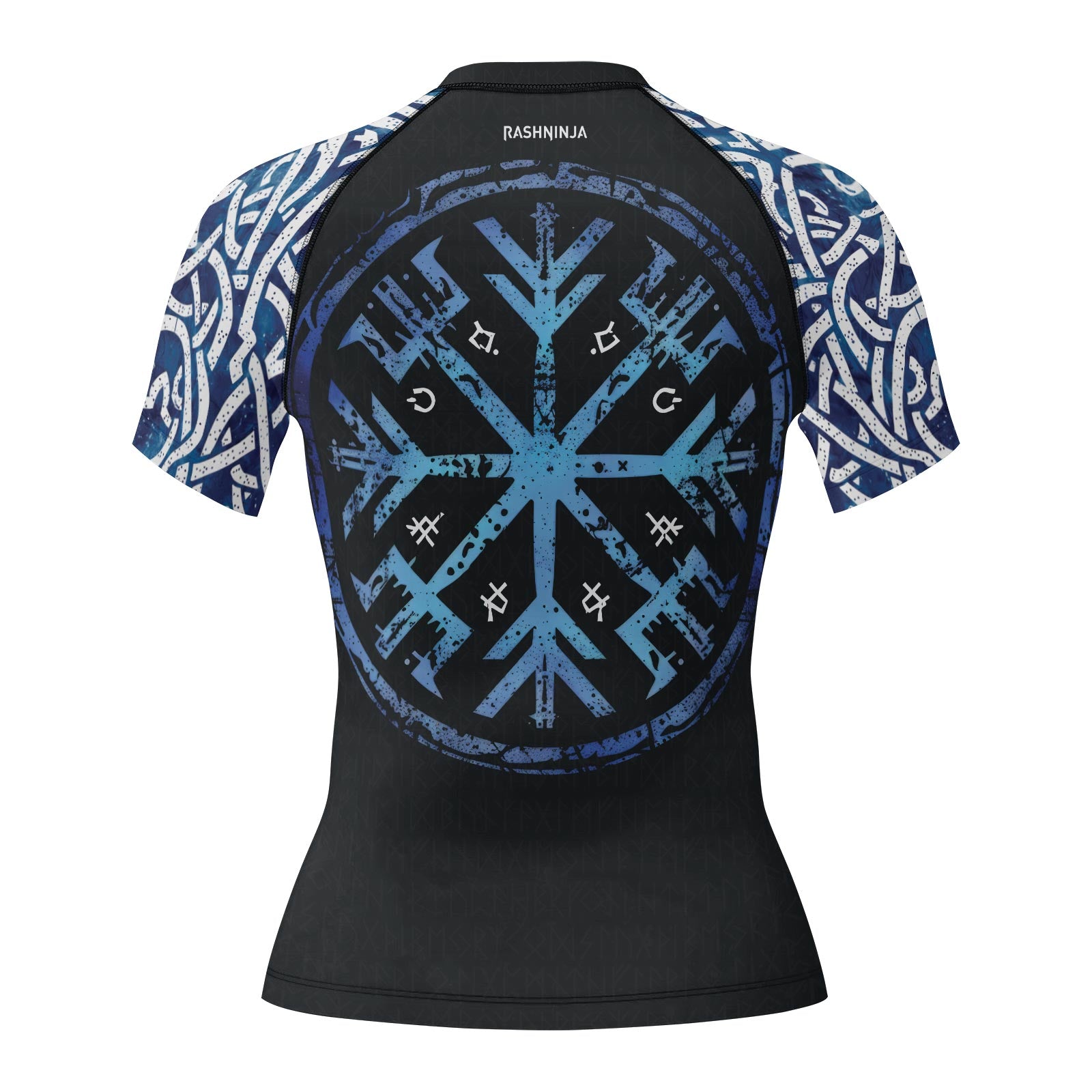 Rashninja Viking Helm of Awe Women's Short Sleeve Rash Guard