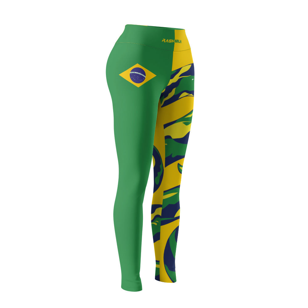 Rashninja Patriot Brazil Flag Women's Leggings