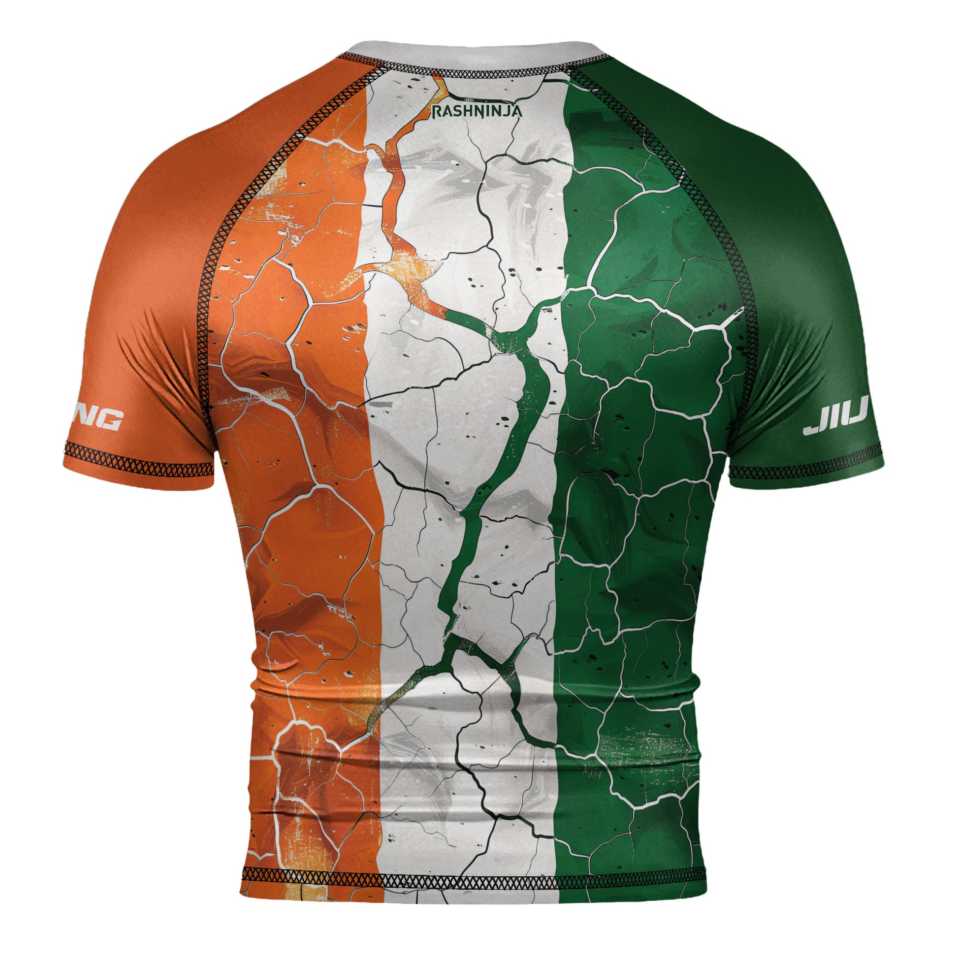 Rashninja Patriot Ireland Flag Men's Short Sleeve Rash Guard
