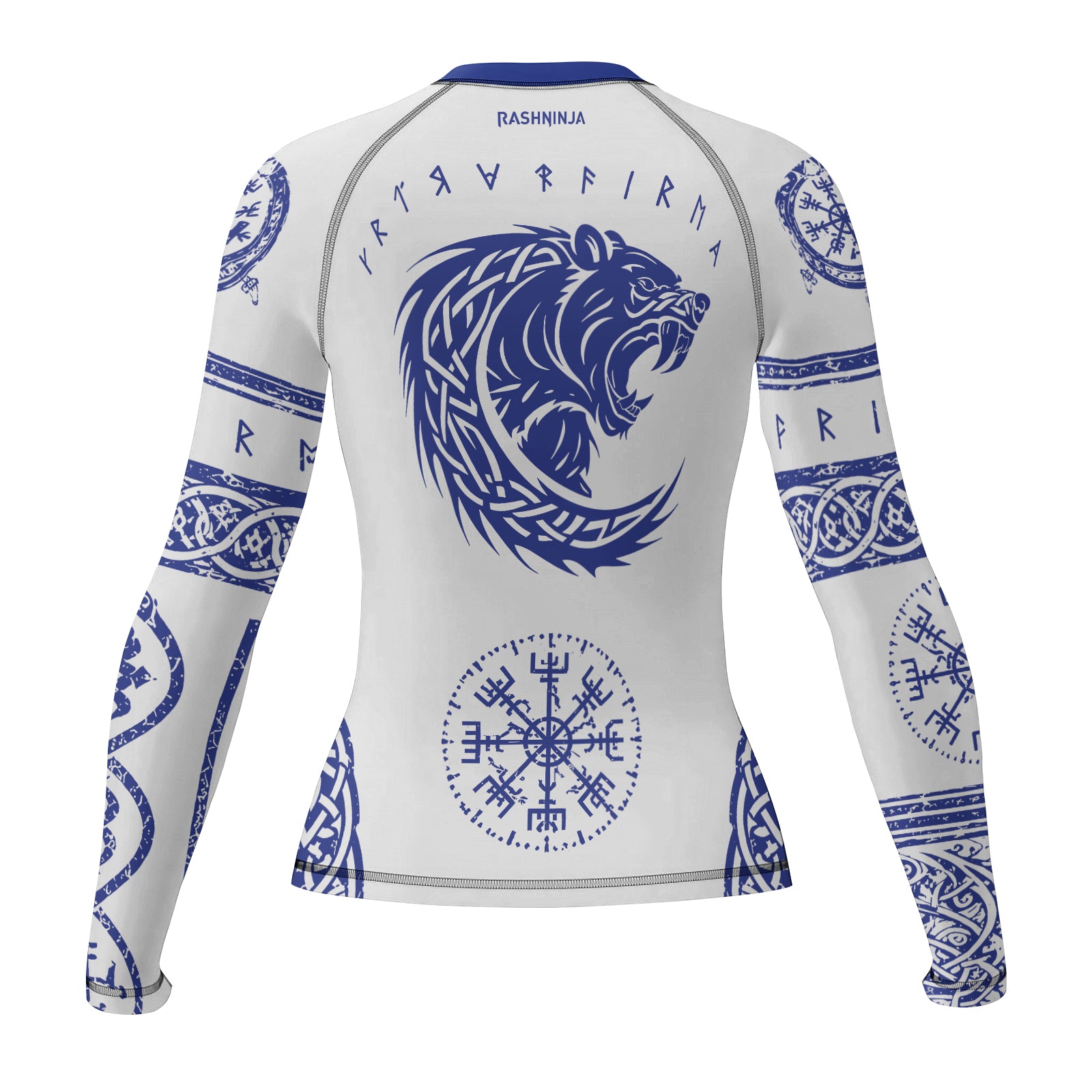 Rashninja Yggdrasil Bear Viking Women's Long Sleeve Rash Guard