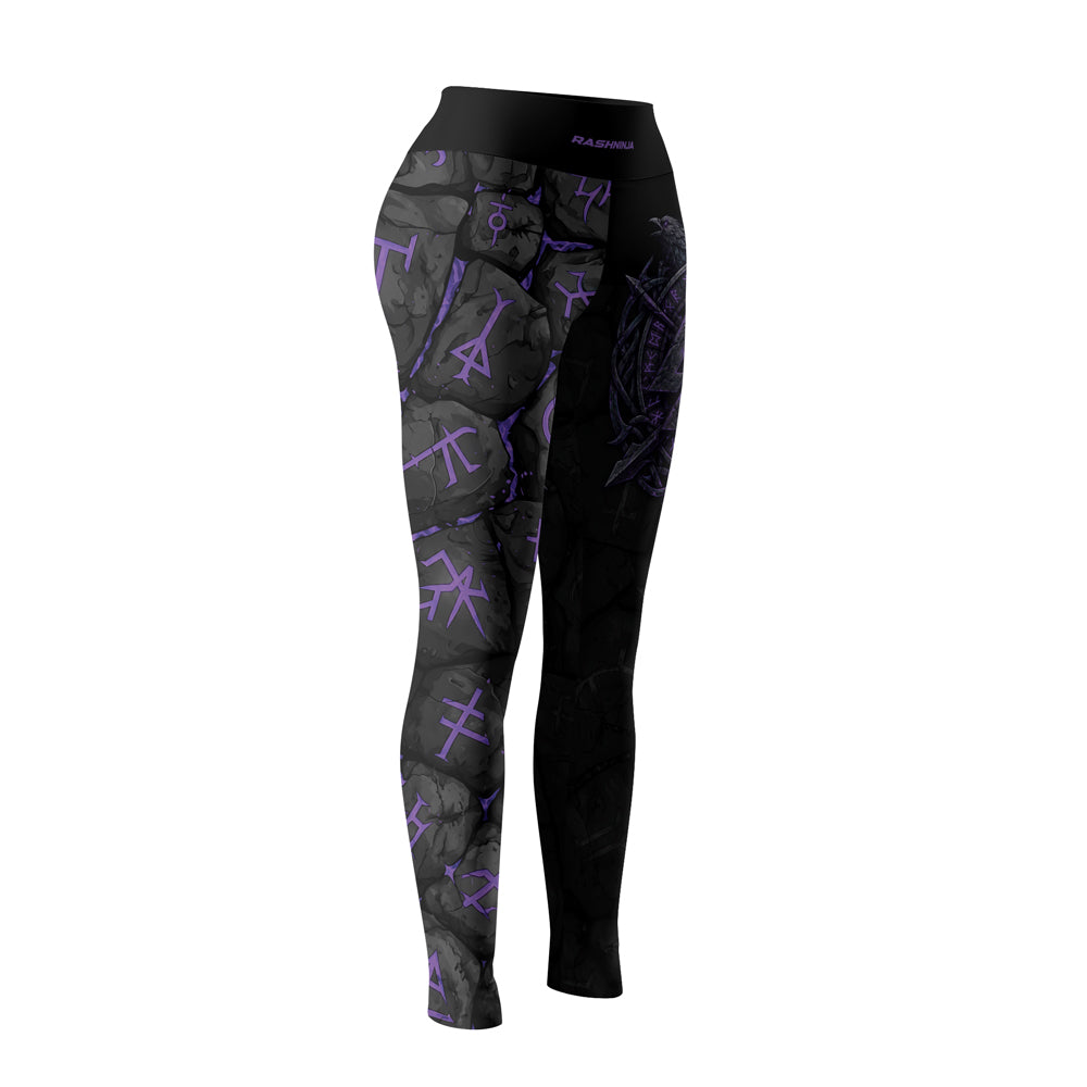 Rashninja Viking Raven Vegvisir Women's Leggings