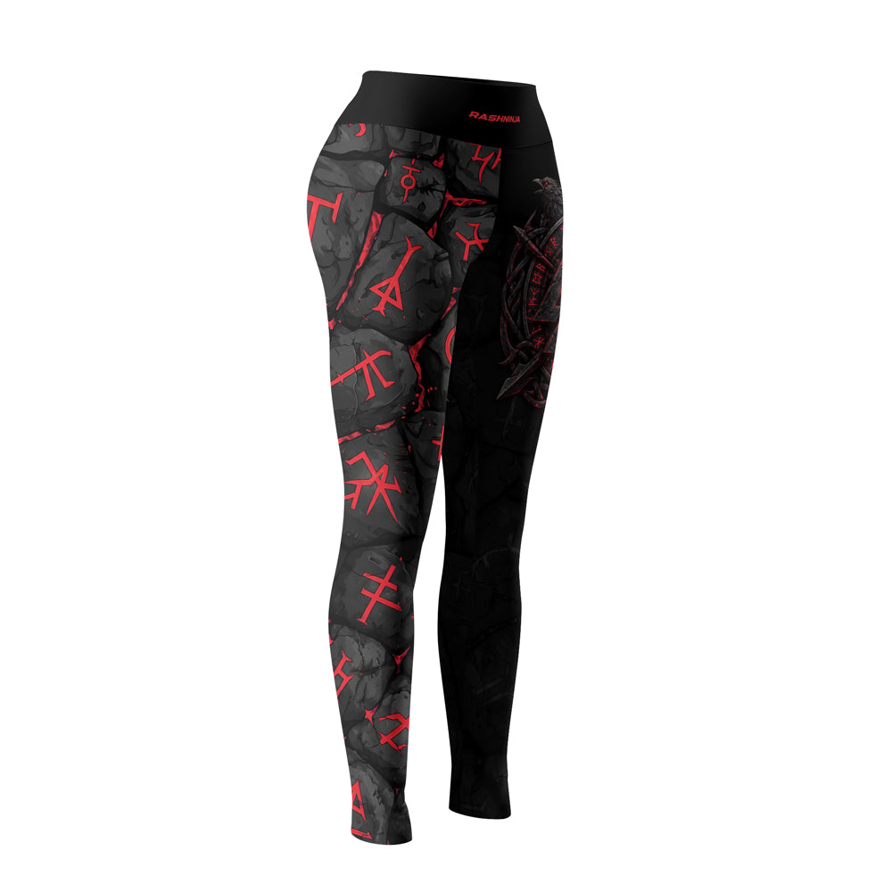 Rashninja Viking Raven Vegvisir Women's Leggings