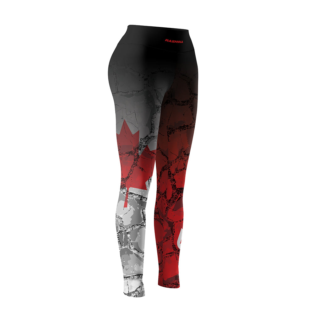 Rashninja Patriot Canada Flag Women's Leggings