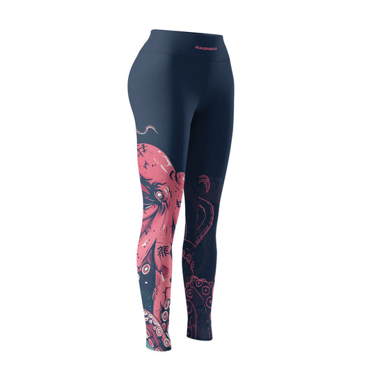 Rashninja Octopus Pink Kraken Women's Leggings