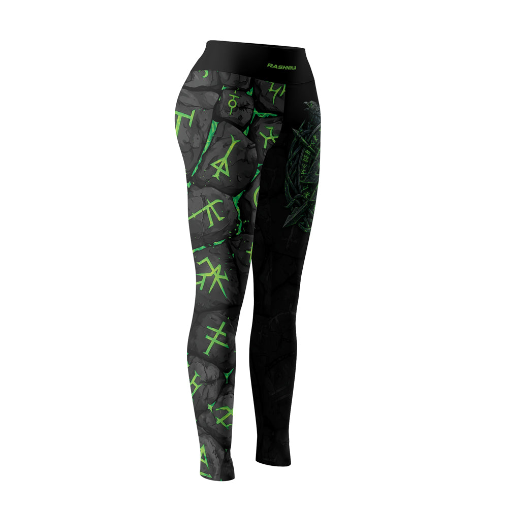Rashninja Viking Raven Vegvisir Women's Leggings