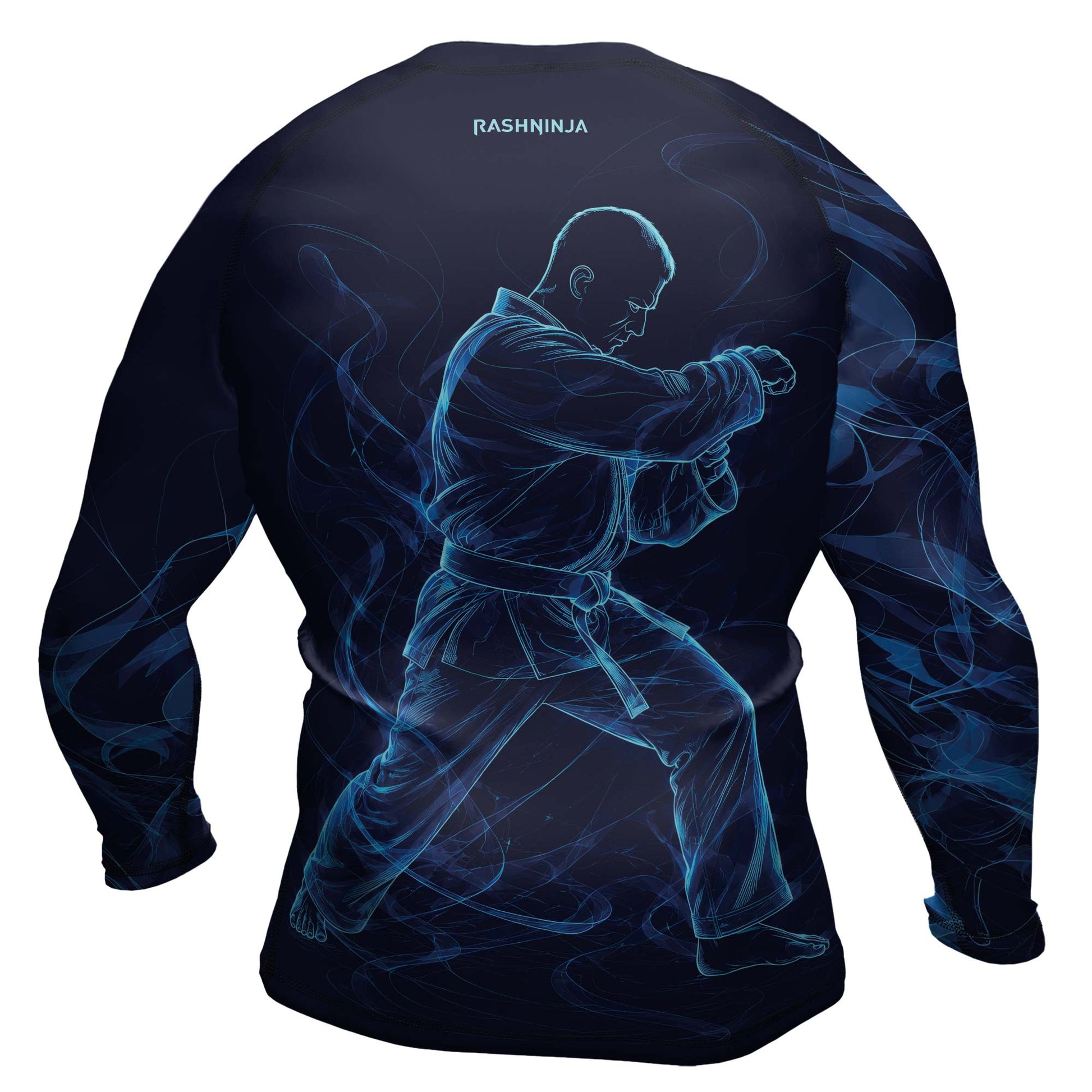 Rashninja Cyber Martial Artist Men's Long Sleeve Rash Guard