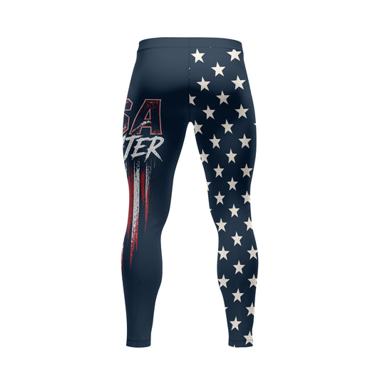 Rashninja USA Fighter Skull Men's Spats