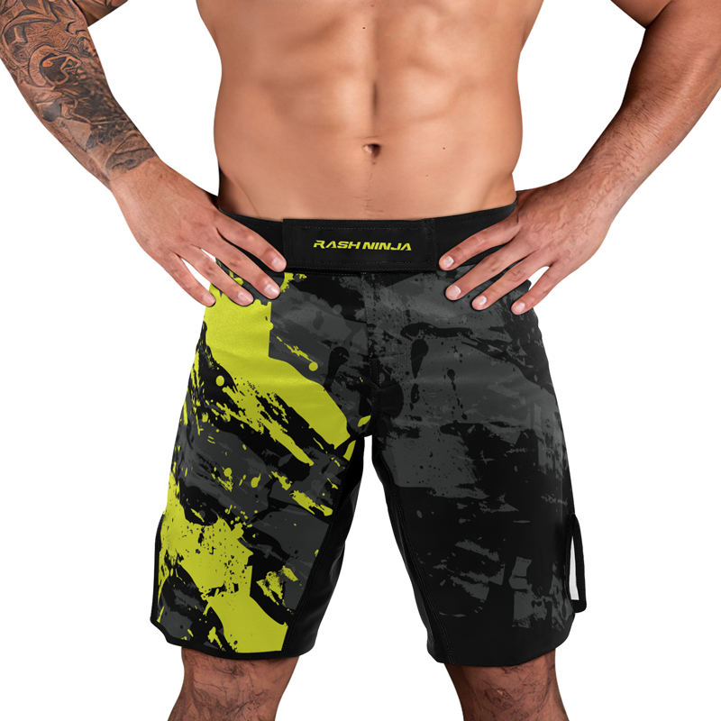 Rashninja Paint Streak Camouflage Men's Fight Shorts