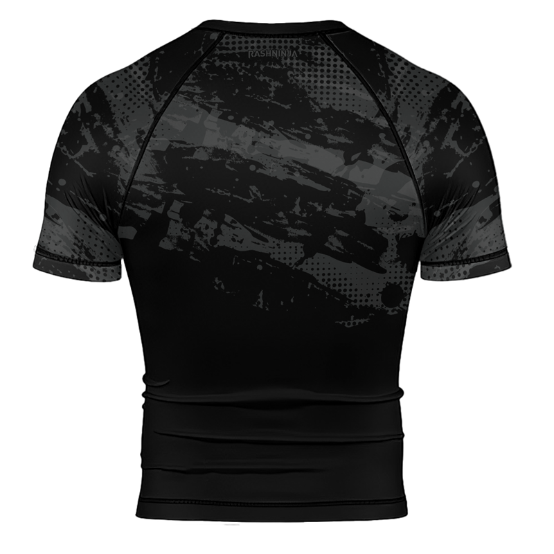 Rashninja Paint Streak Camouflage Men's Short Sleeve Rash Guard